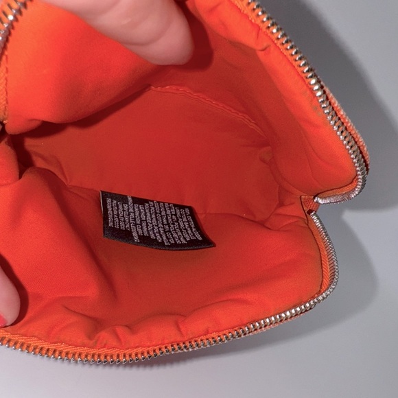 Hermès Pouch Bolide Mini Mini Pouch Orange Toile H Canvas Travel Case Rare AUTH - Picture 10 of 13